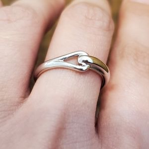 Sterling silver Love & Belove ring